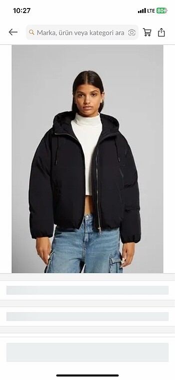 Bershka Şişme Mont