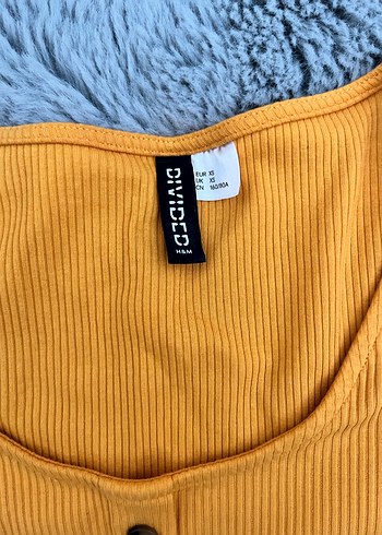 Sarı Düğmeli Uzun Kollu Kadın bluz - Görsel 2