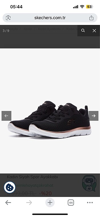 36 Beden Skechers spor ayakkabı