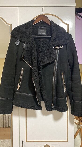 Zara süet biker ceket