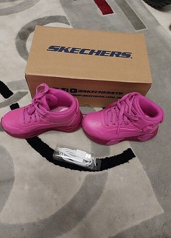 27 Beden pembe Renk Skechers s-lights remix 27.5 numara 