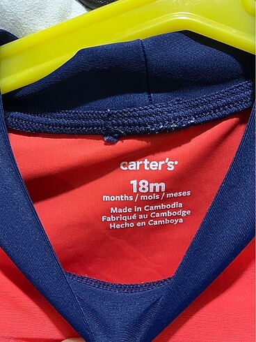 Carters 18 aylık mayo üstü