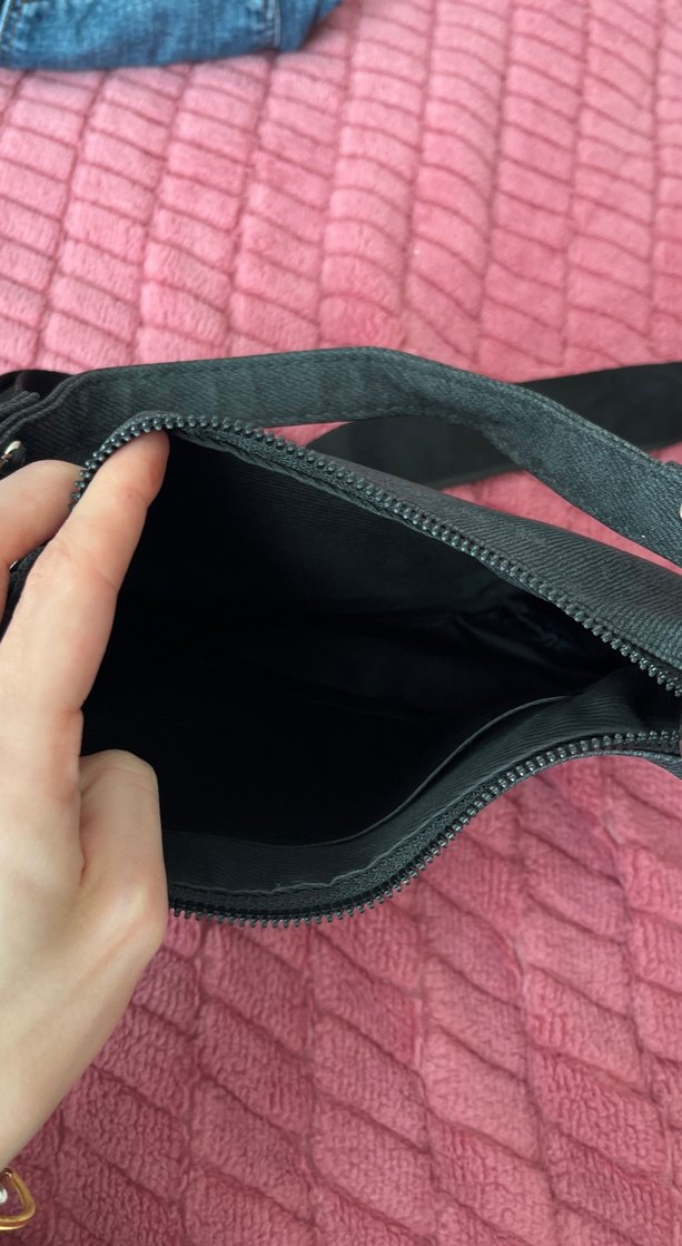 Gri Süet Kadın Omuz Çantası - Görsel 3