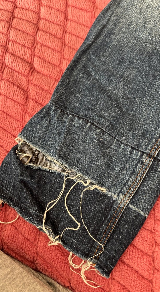 Gevşek Kesim Midi Boy Kadın Kot Pantolon - Görsel 2