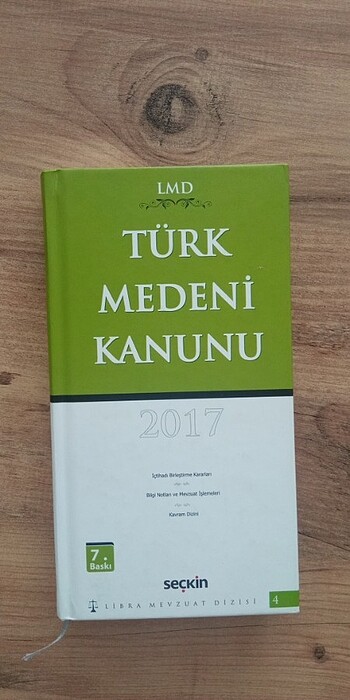 Türk Medeni kanunu kitap