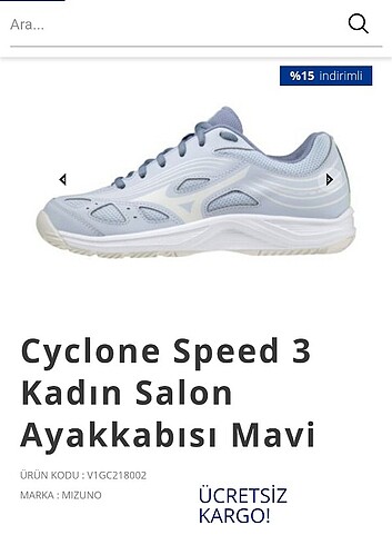 Kadın voleybol/salon ayakkabısı