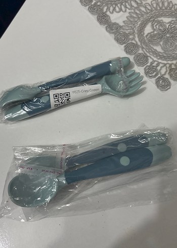 Bükülebilir bebek, Çocuk Çatal ve Kaşık Seti - Görsel 2