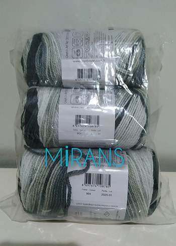 Ören Bayan Favori Batik Üçlü Örgü İpi Renk Kodu:904 - Görsel 2