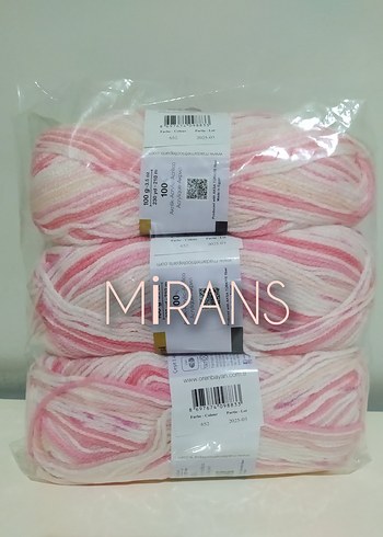 Ören Bayan Favori Baby Üçlü Örgü İpi Renk Kodu:652 - Görsel 2