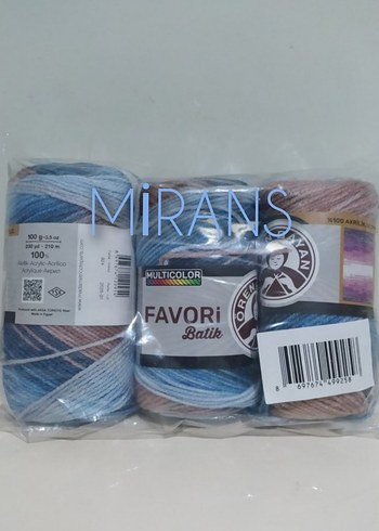 Ören Bayan Favori Batik Üçlü Örgü İpi Renk Kodu:924 - Görsel 2