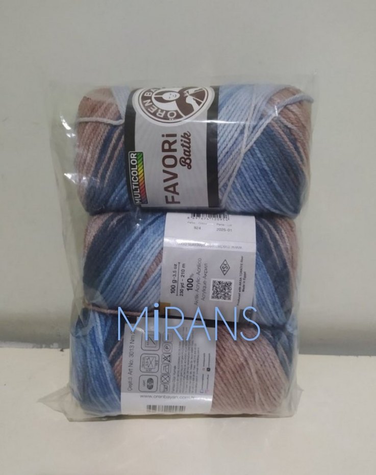 Ören Bayan Favori Batik Üçlü Örgü İpi Renk Kodu:924 - Görsel 4