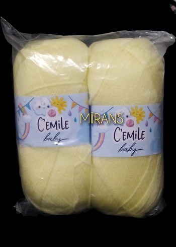 C'emile Baby Sarı Bebek İpi 2'li Paket - Görsel 4