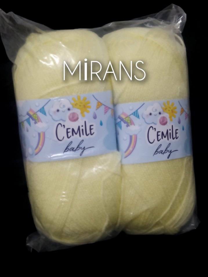 C'emile Baby Sarı Bebek İpi 2'li Paket - Görsel 2