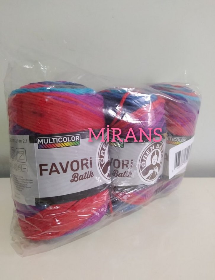 Ören Bayan Favori Batik Üçlü Örgü İpi Renk Kodu:920 - Görsel 3