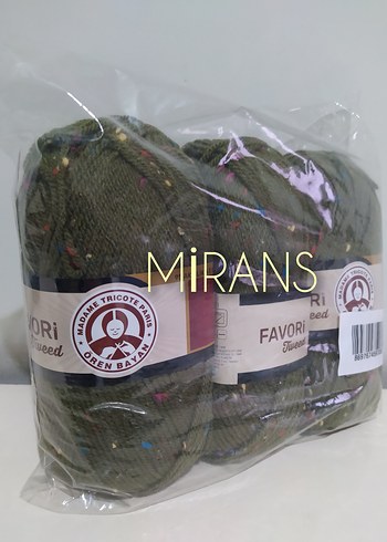 Ören Bayan Favori Tweed Üçlü Örgü İpi Renk Kodu:077A - Görsel 5