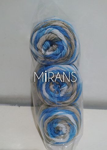 Ören Bayan Sweet Baby Batik Üçlü Örgü İpi Renk Kodu:327 - Görsel 5