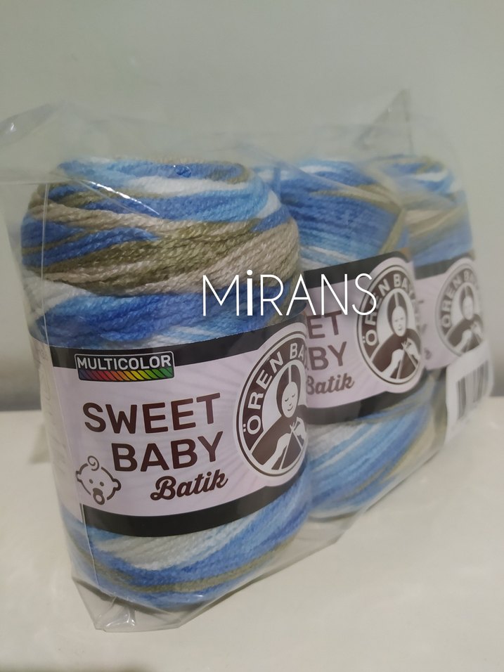 Ören Bayan Sweet Baby Batik Üçlü Örgü İpi Renk Kodu:327 - Görsel 4