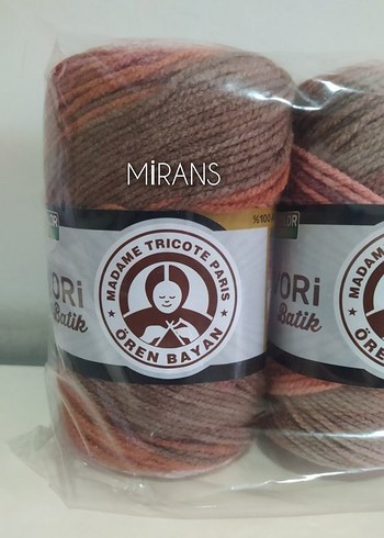 Ören Bayan Favori Batik Üçlü Örgü İpi Renk Kodu:922 - Görsel 4