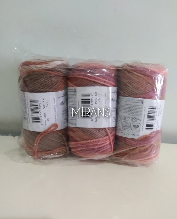 Ören Bayan Favori Batik Üçlü Örgü İpi Renk Kodu:922 - Görsel 2