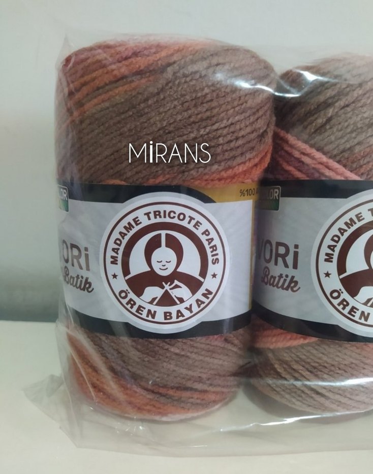 Ören Bayan Favori Batik Üçlü Örgü İpi Renk Kodu:922 - Görsel 4