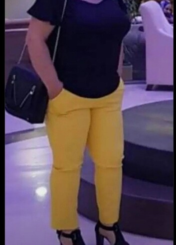 Sarı pantalon