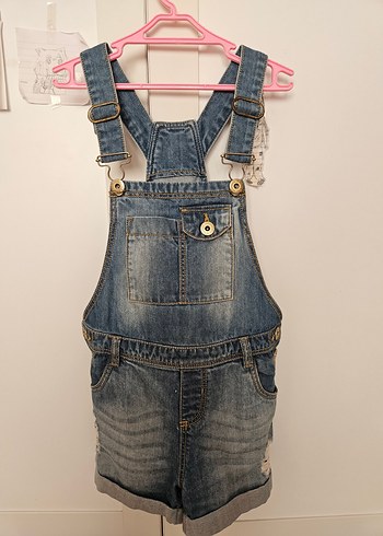 LC Waikiki Denim Askılı Şort Tulum