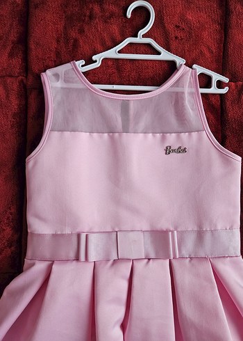 Barbie Klasik Zarif Kız Çocuk Pembe Elbise