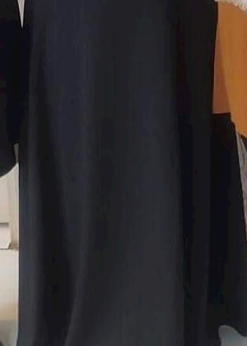 Drapeli Siyah Uzun Kadın Etek