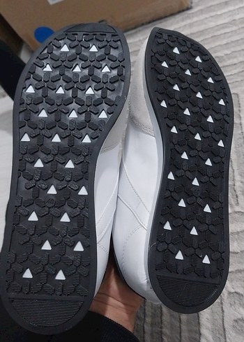 Erkek Beyaz Spor Ayakkabı Bağcıkları - Görsel 4