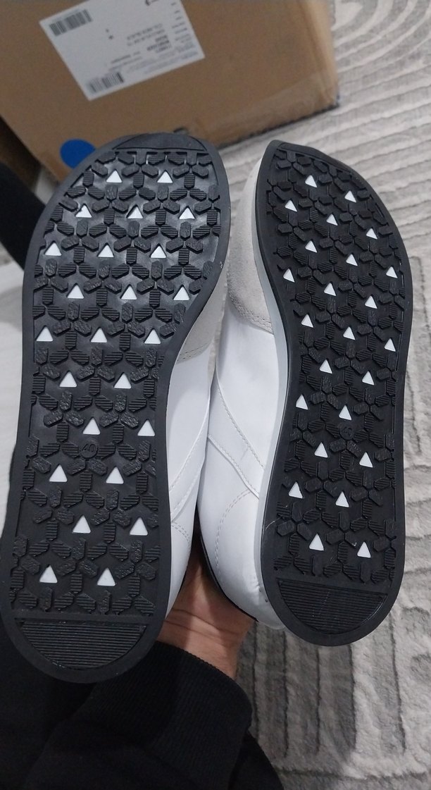 Erkek Beyaz Spor Ayakkabı Bağcıkları - Görsel 4