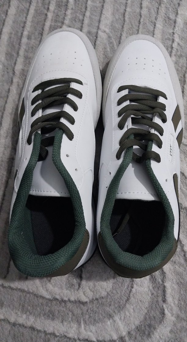 Erkek Beyaz Spor Ayakkabı Bağcıkları - Görsel 5