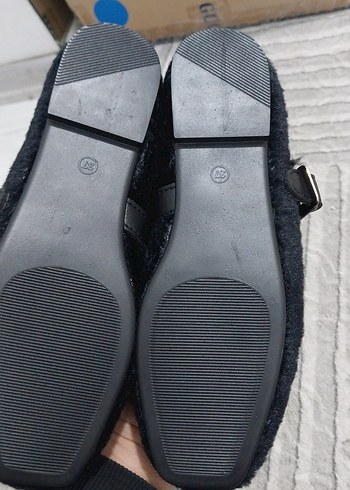 Kızlar için Siyah Sıcak Keçe Terlik - Görsel 2