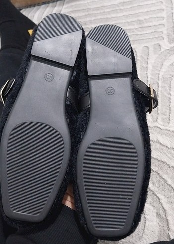 Kızlar için Gri Sıcak Keçe Terlik - Görsel 2