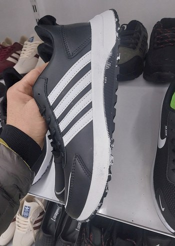 Beyaz Erkek Spor Ayakkabı Bağcıkları - Görsel 2