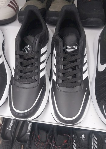 Beyaz Erkek Spor Ayakkabı Bağcıkları - Görsel 3