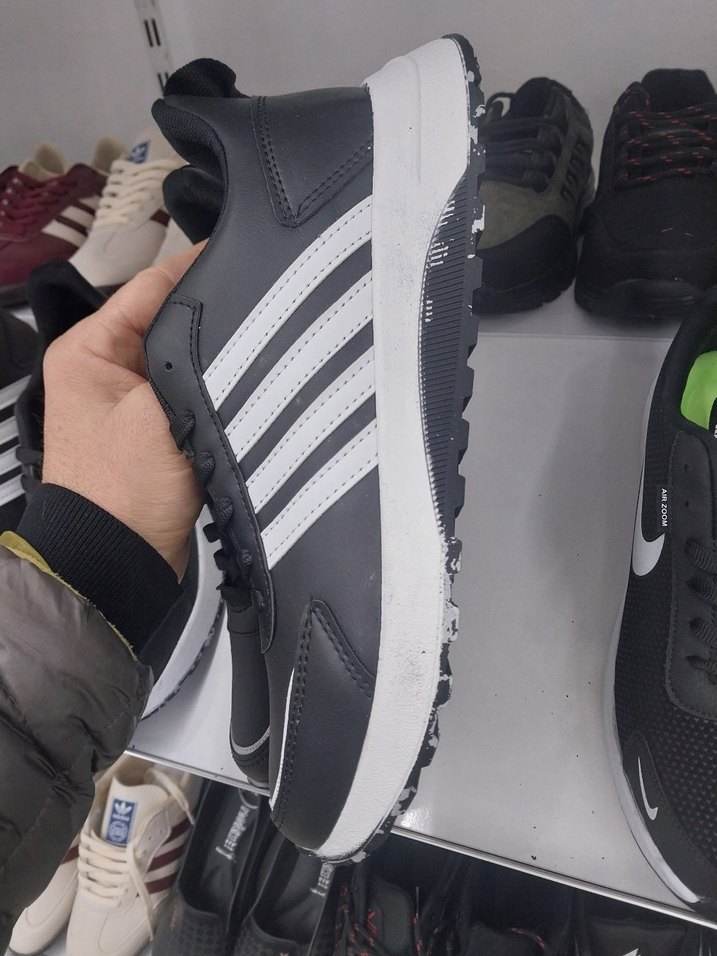 Beyaz Erkek Spor Ayakkabı Bağcıkları - Görsel 2