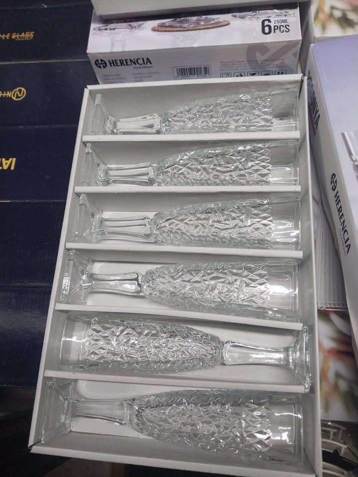 Herencia Begonya Ayaklı Kadeh 6'lı 250 ml - Görsel 2