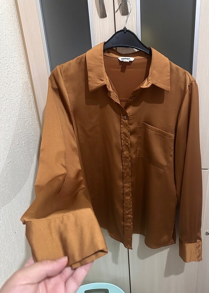 Saten gömlek - Görsel 4