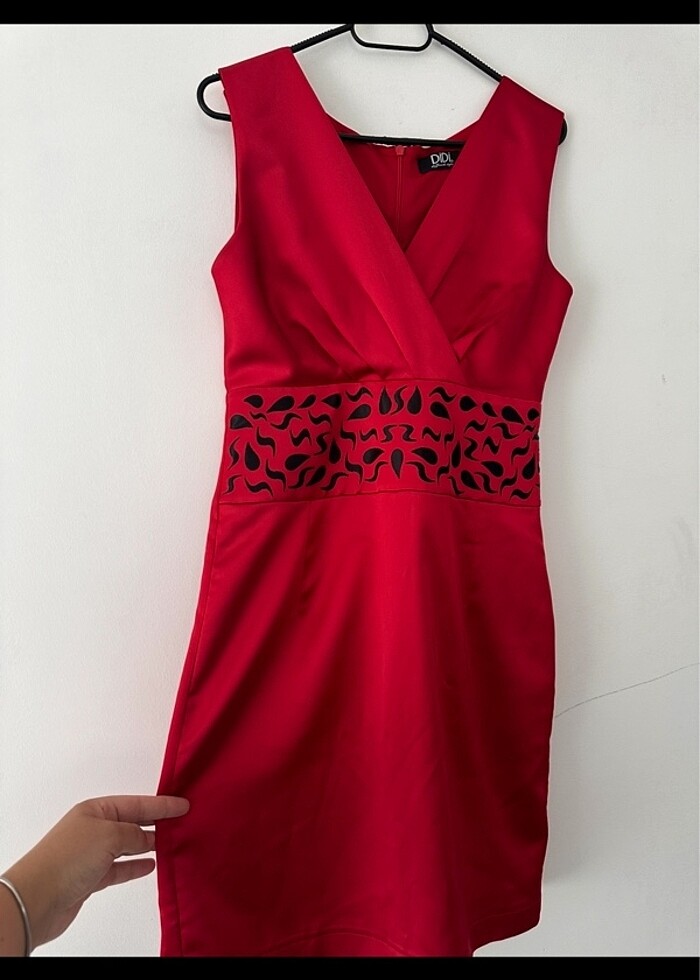 Saten elbise - Görsel 2