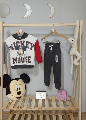 Kapüşonlu Mickey Takım 