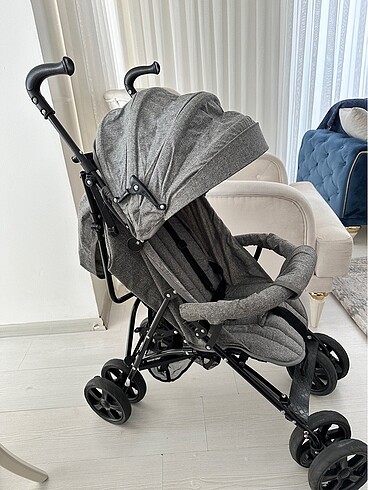 9- 36 kg Beden gri Renk Baston bebek arabası
