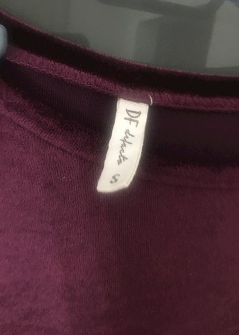 s Beden Bordo Uzun Uzun Elbise