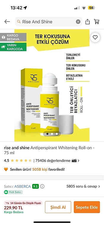 Beden Rool-on deodorant