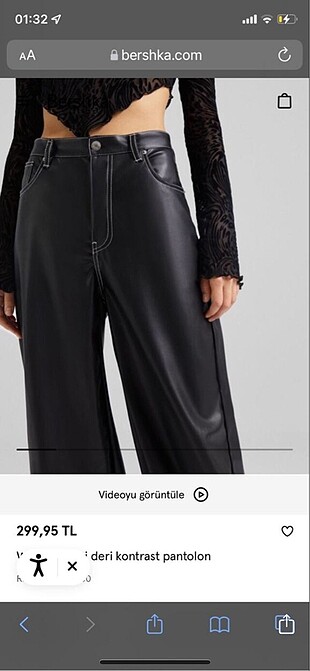 Bershka Deri pantolon