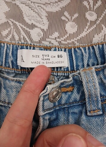 Zara bebek şort