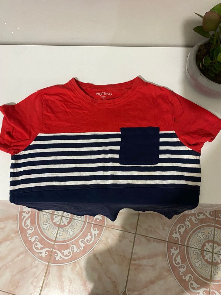 Kırmızı Erkek Kısa Kollu Pamuklu Tişört - Görsel 3