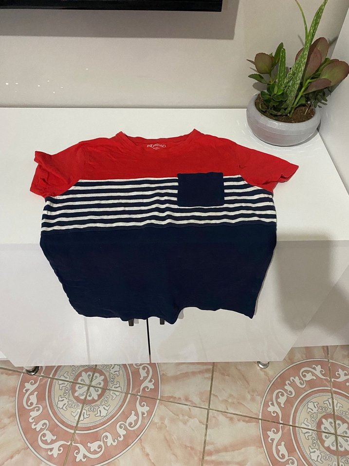 Kırmızı Erkek Kısa Kollu Pamuklu Tişört - Görsel 2