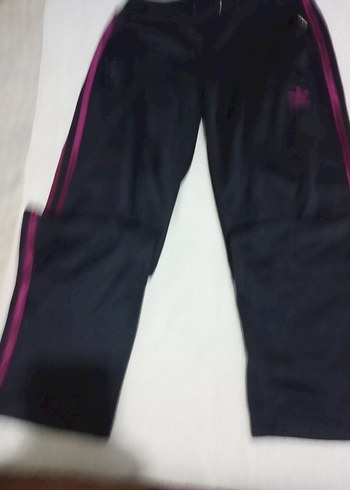 Adidas Mor Şeritli Kız Spor Eşofman Altı