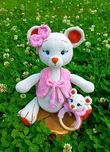 Amigurumi Ayıcık Oyuncak &Çıngırak