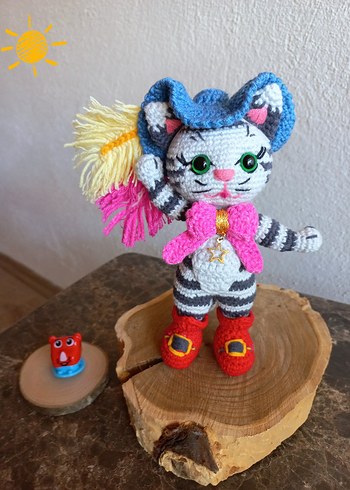 Amigurumi Çizmeli Kedi - Görsel 5